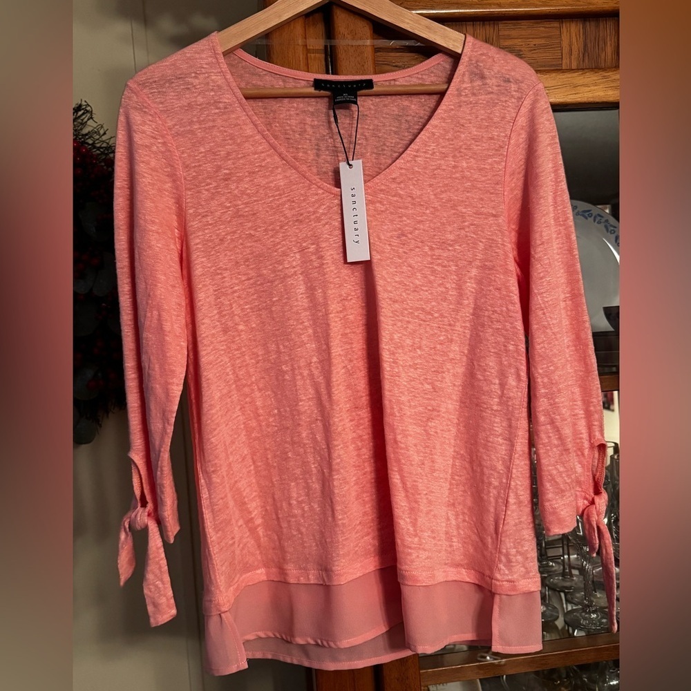 Sanctuary Women's Pink Long Sleeve Top